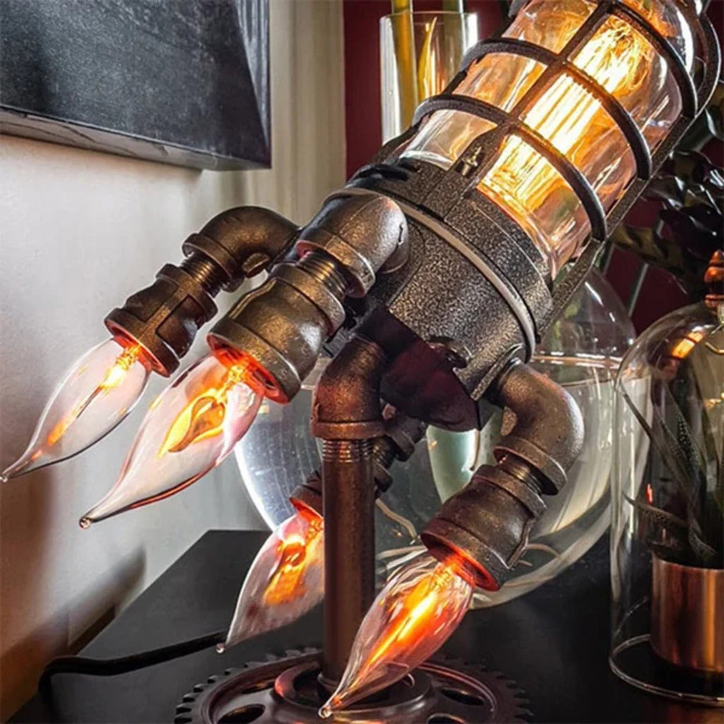 50% DE RÉDUCTION | RocketLight™️ Lampe à fusée Steampunk