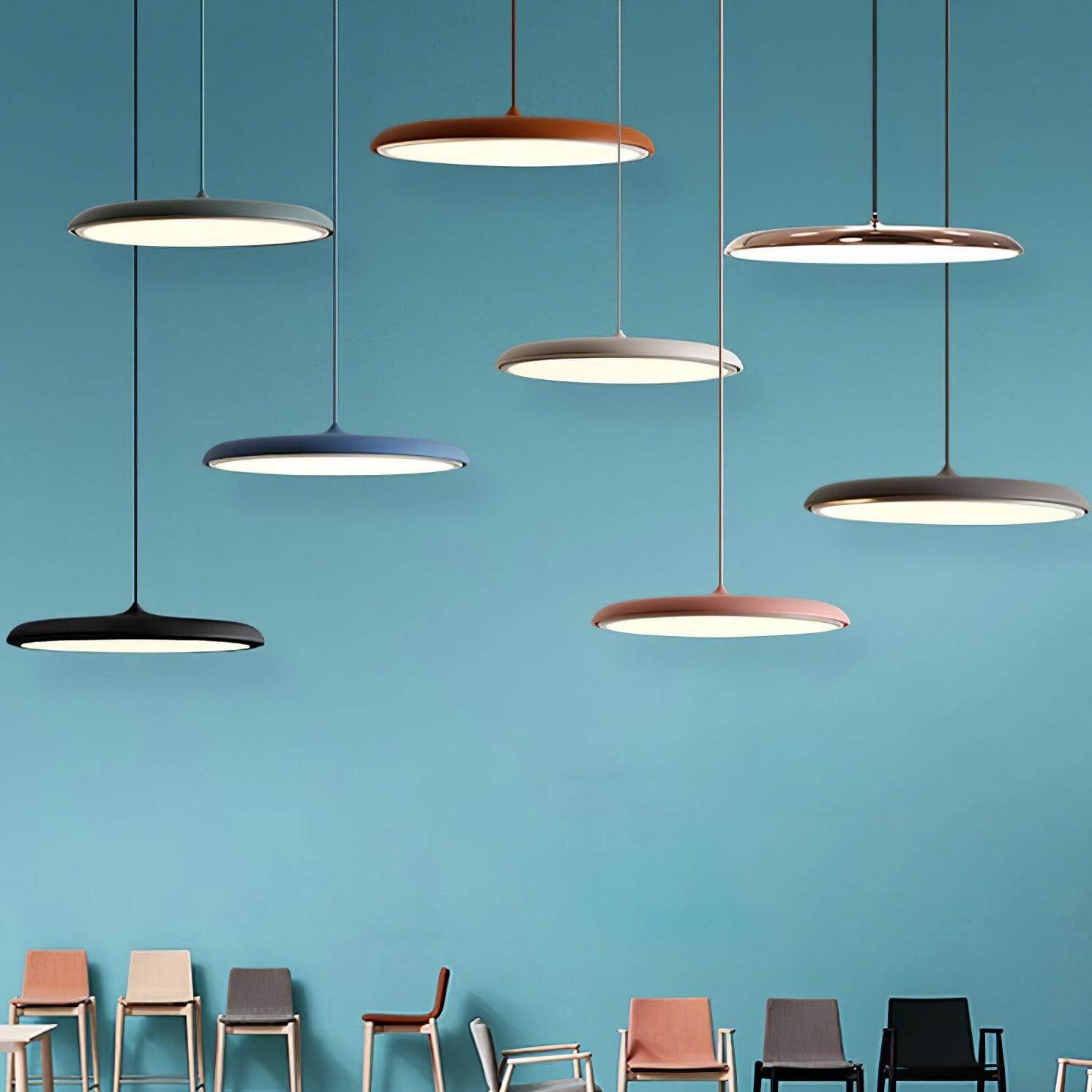 Suspension au Design Simple pour Intérieurs Modernes
