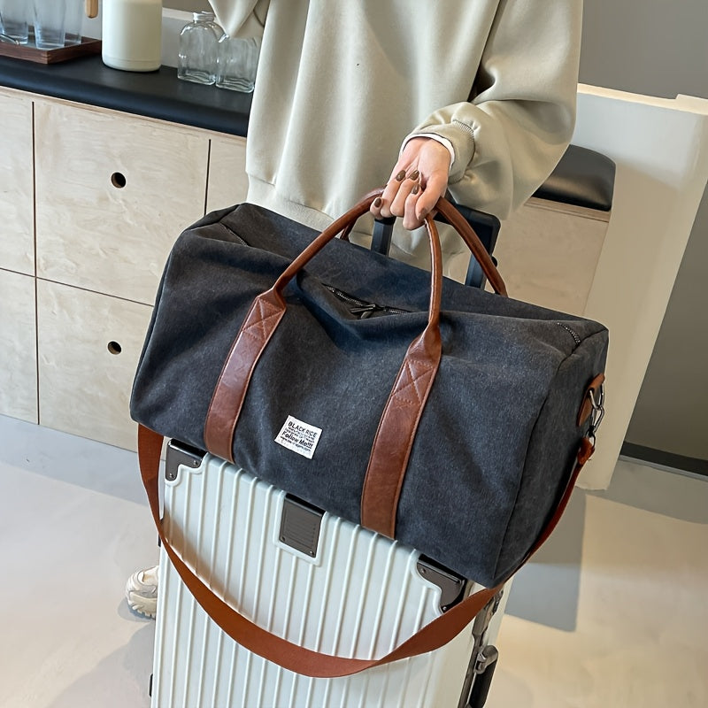 LUXIBAG - Sac de Voyage Vintage Lavé à Grande Capacité Organisateur Multi-Usage