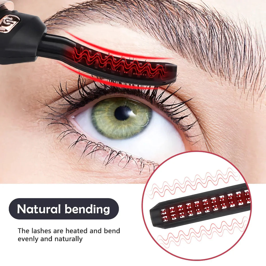 LuxeLash Pro™ | Recourbe-cils USB rechargeable à chauffage rapide