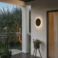 Lumière Murale Extérieure LED Métallique Ronde