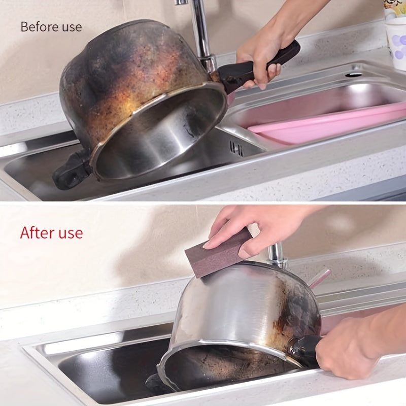 PUREBRITE - Outils de nettoyage en éponge diamant multi-pièces pour le fond des casseroles et les taches tenaces