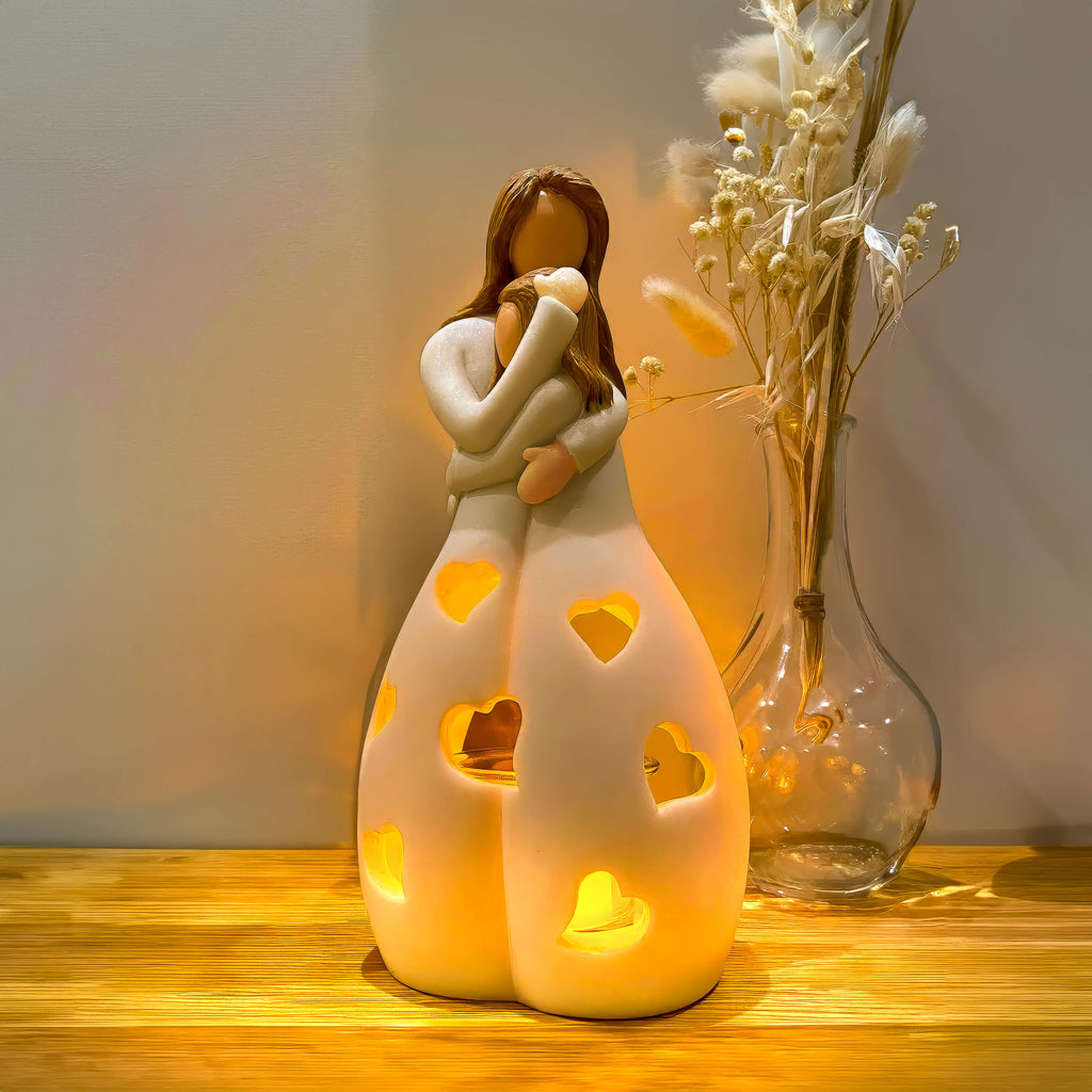 Lampe de Table en Forme de Cœur Symbole d'Amour Éternel