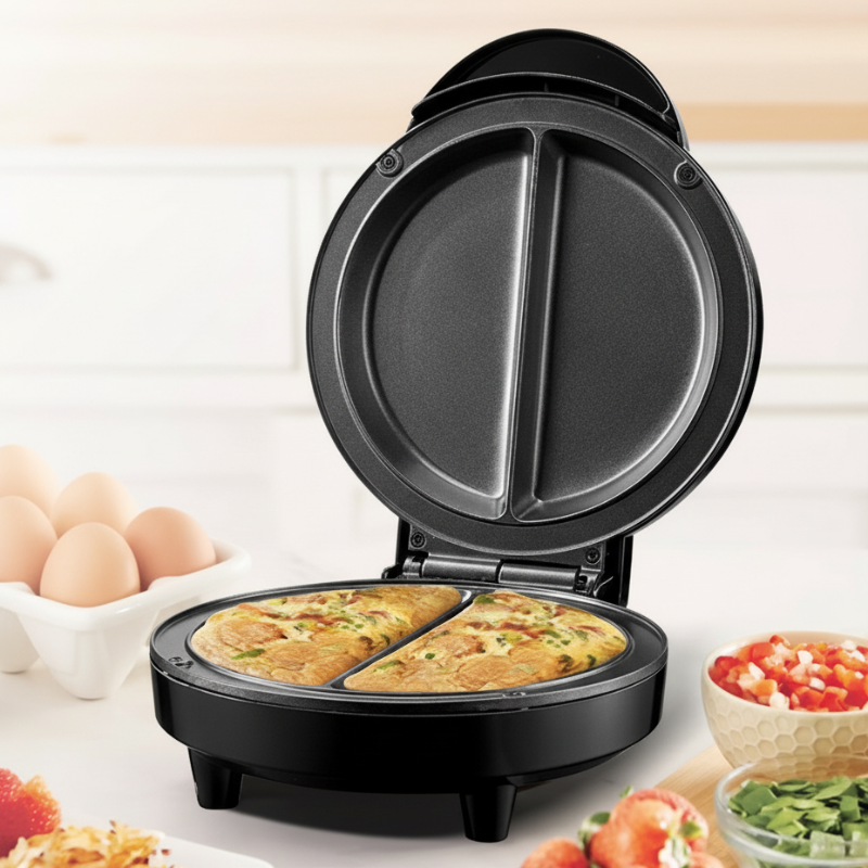 DualCook™ – Appareil de petit-déjeuner à double face pour des matins sans effort, rapides et sans stress [50 % de réduction]