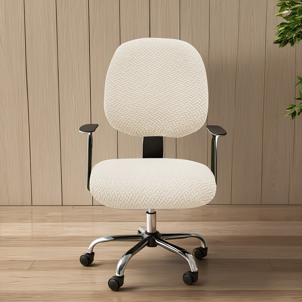 OFFICEGUARD – Ensemble de housses élastiques pour chaise/dos pour un nettoyage facile