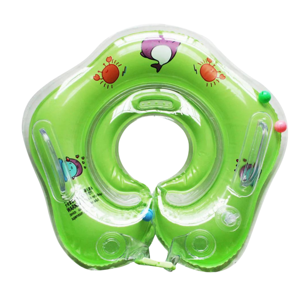 Bébé Bouée de Cou avec Double Chambres à Air et Design de Poignée Sécurisée
