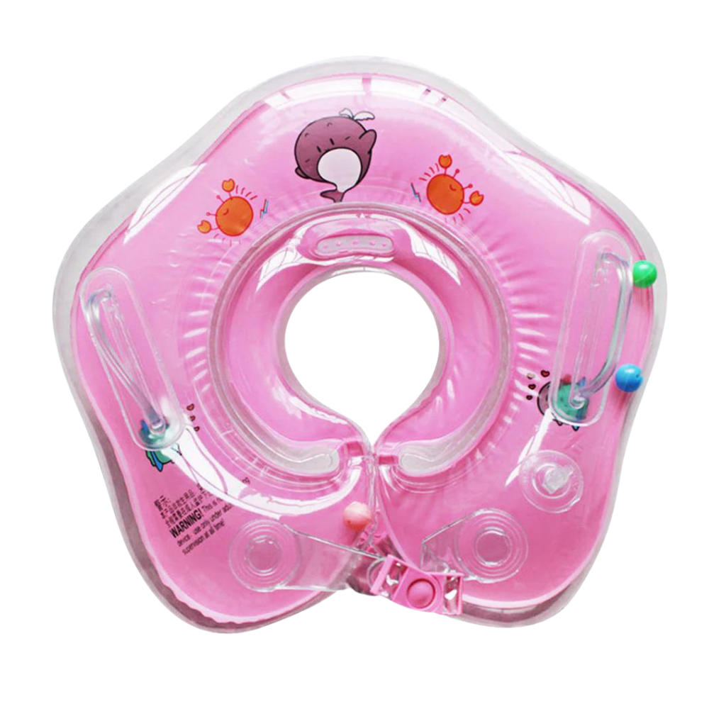 Bébé Bouée de Cou avec Double Chambres à Air et Design de Poignée Sécurisée