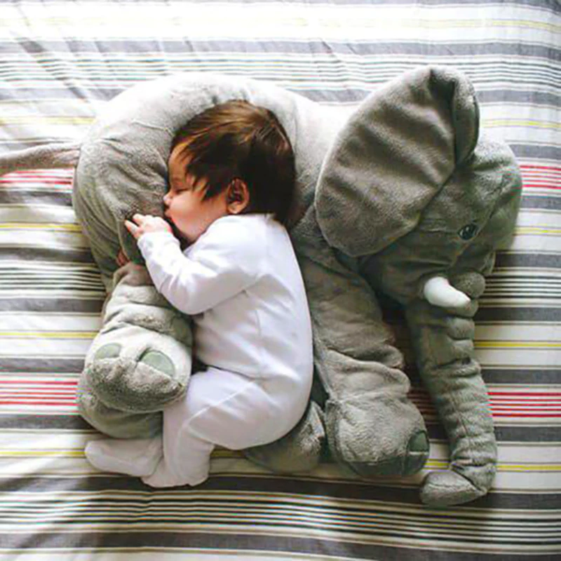 Coussin Bébé Éléphant Câlin – Doux, Câlin et Confortable
