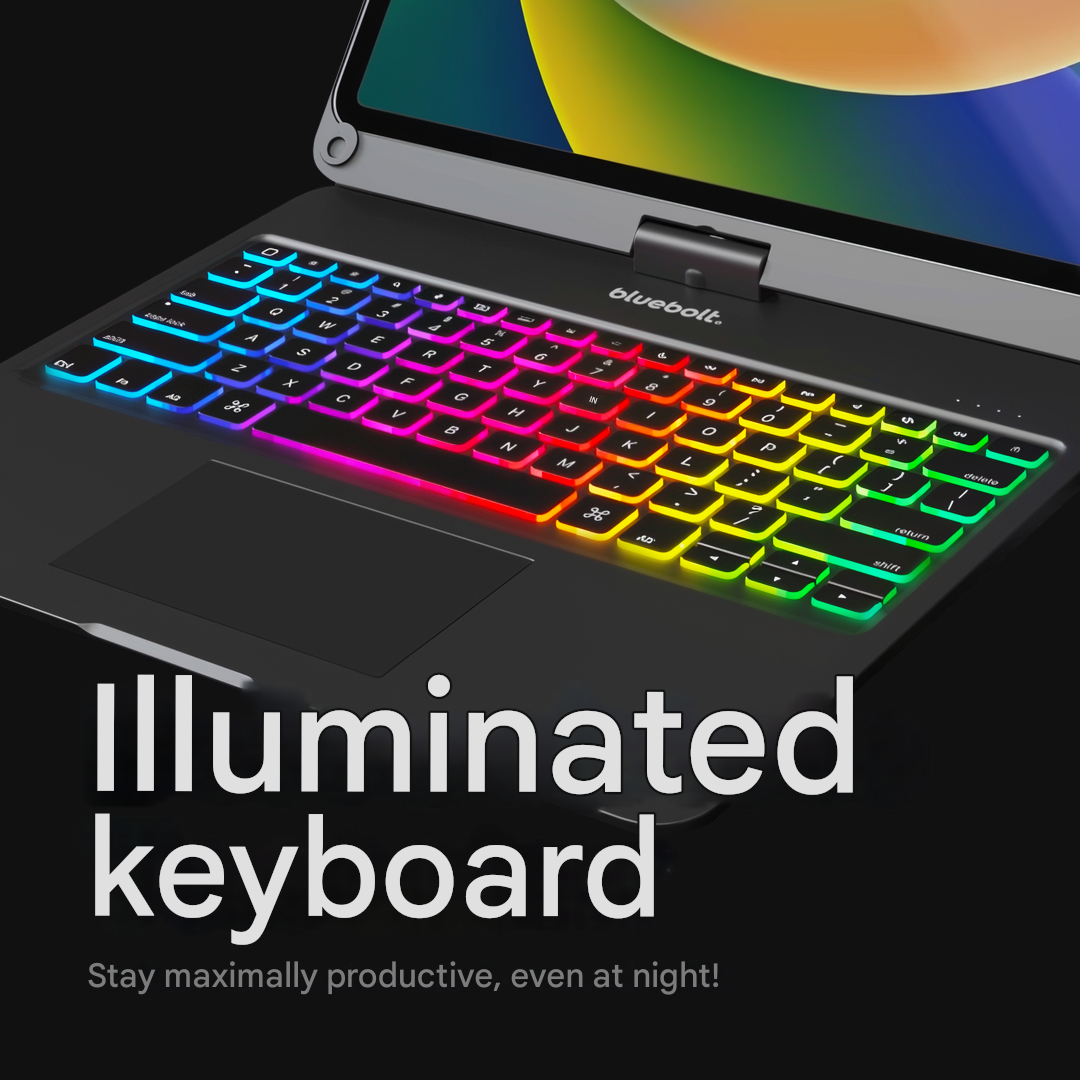 Clavier sans fil rotatif à 360° - Housse KeySpin