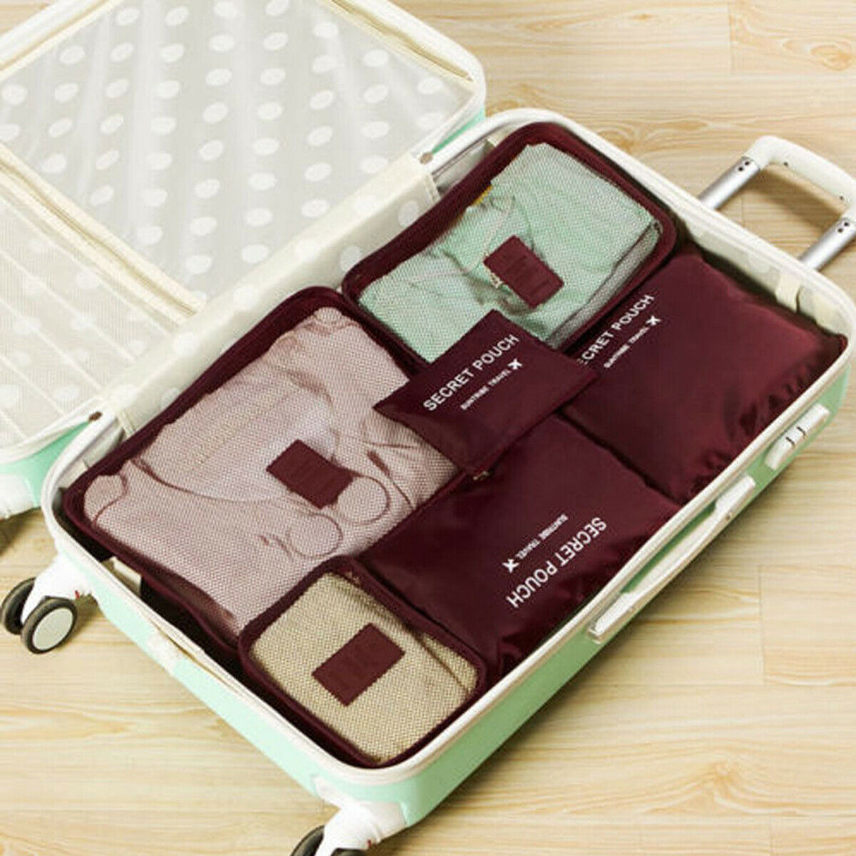 Ensemble d'organisateurs de bagages (2 pièces) – sacs de voyage gain de place
