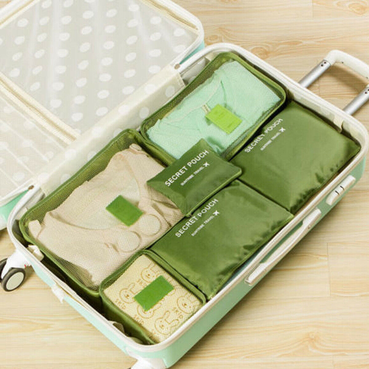 Ensemble d'organisateurs de bagages (2 pièces) – sacs de voyage gain de place
