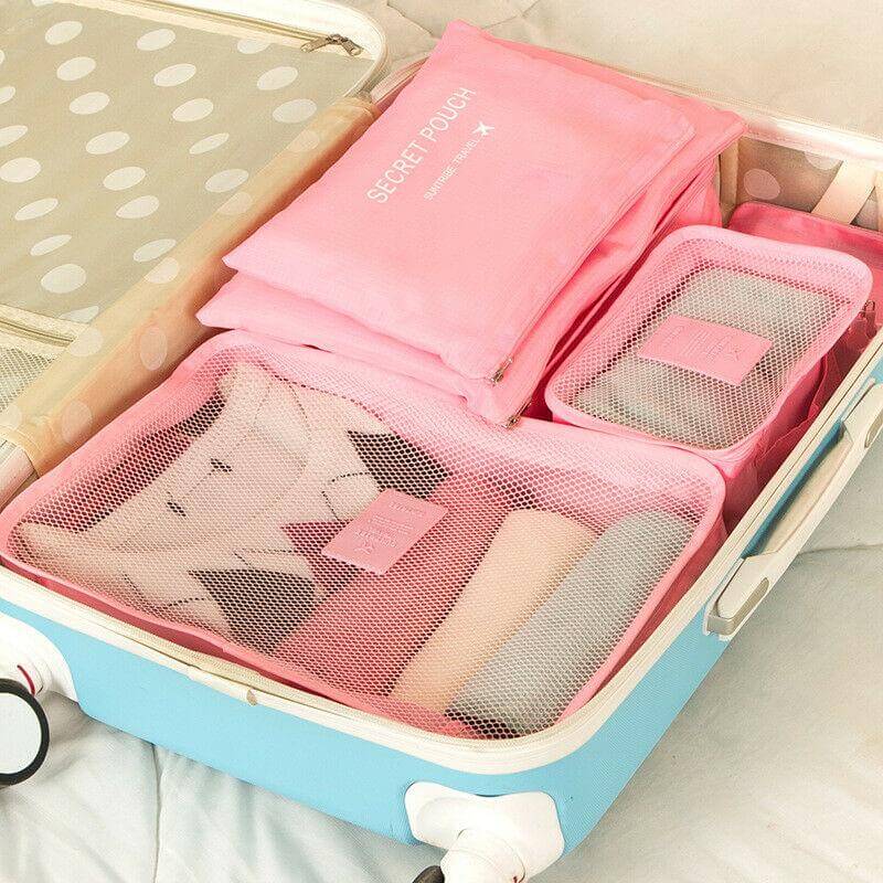Ensemble d'organisateurs de bagages (2 pièces) – sacs de voyage gain de place