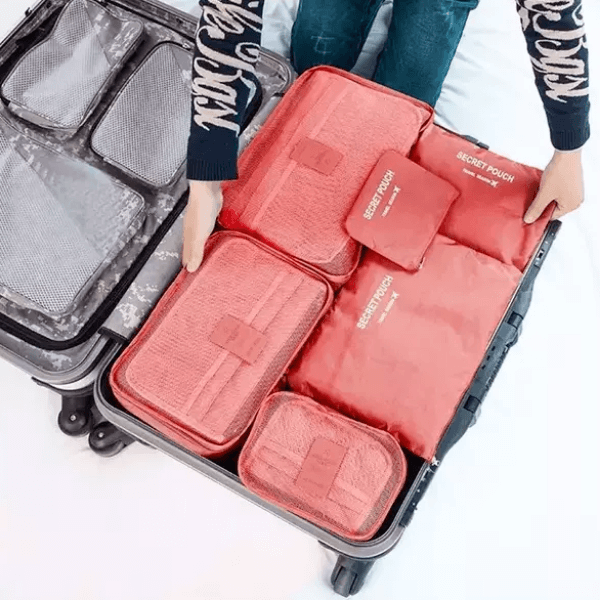 Ensemble d'organisateurs de bagages (2 pièces) – sacs de voyage gain de place