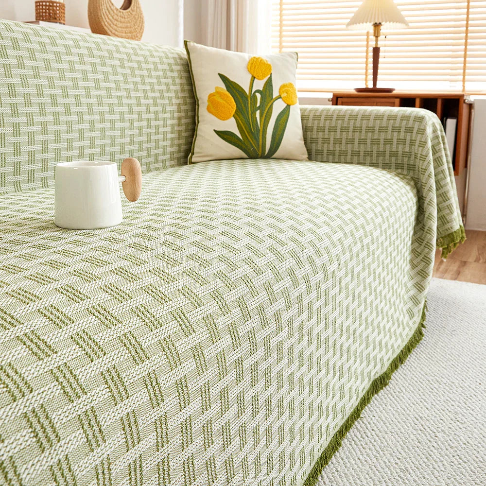 Housse de canapé - LuxeHome - Design réversible - Grande taille
