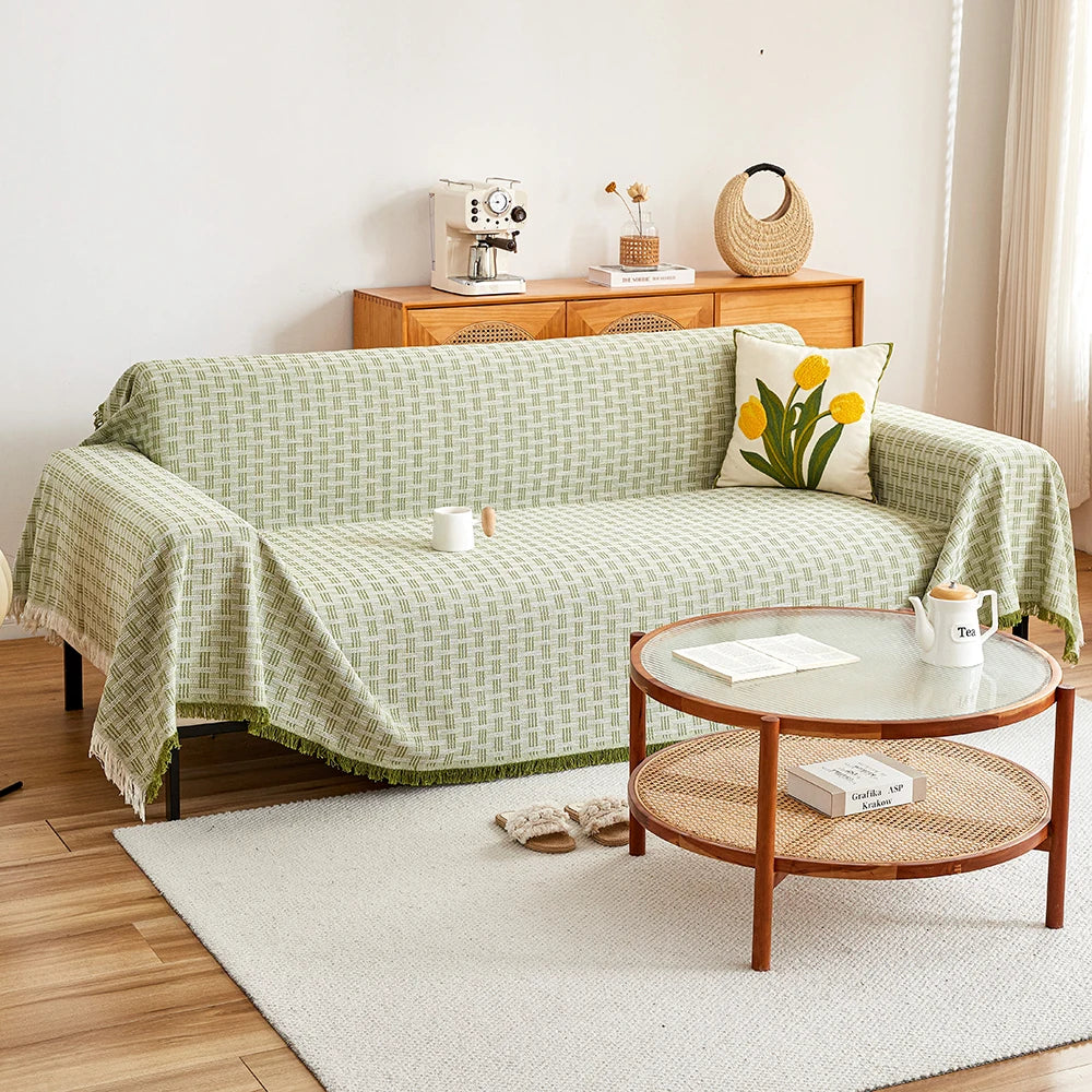 Housse de canapé - LuxeHome - Design réversible - Grande taille