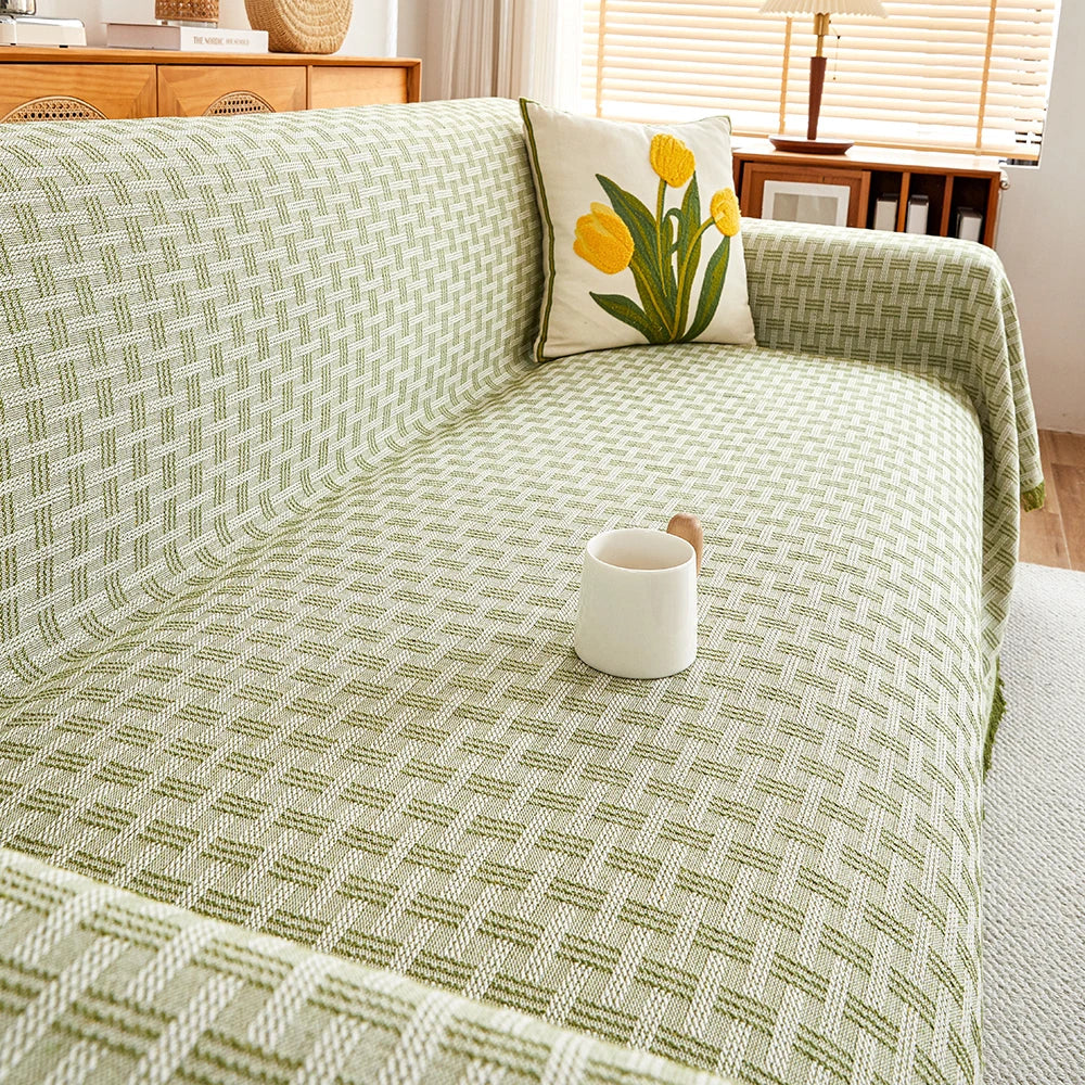 Housse de canapé - LuxeHome - Design réversible - Grande taille