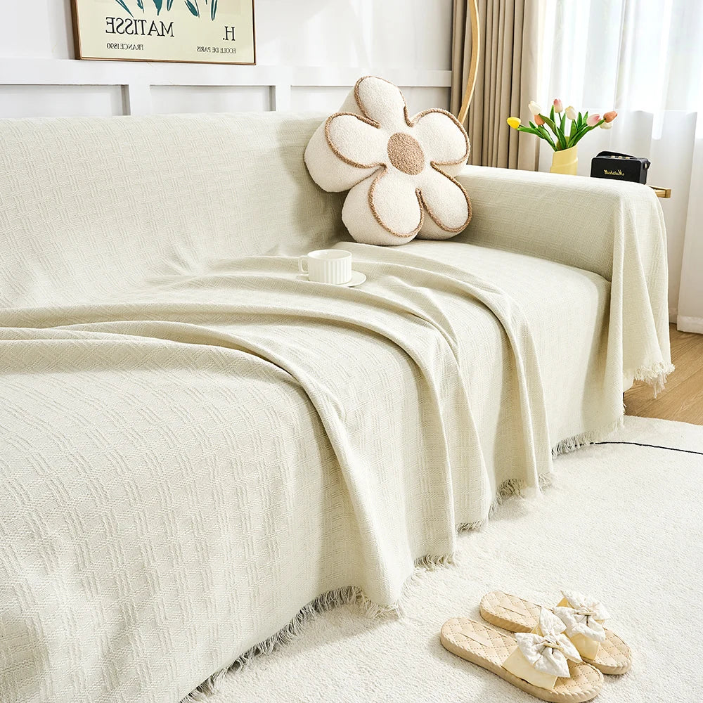 Housse de canapé - LuxeHome - Design réversible - Grande taille