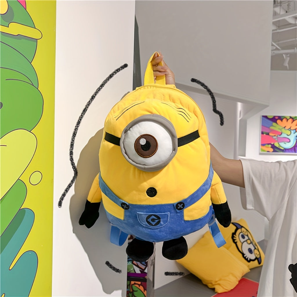 Sac à dos Minion en peluche - Pour un look mignon et pratique