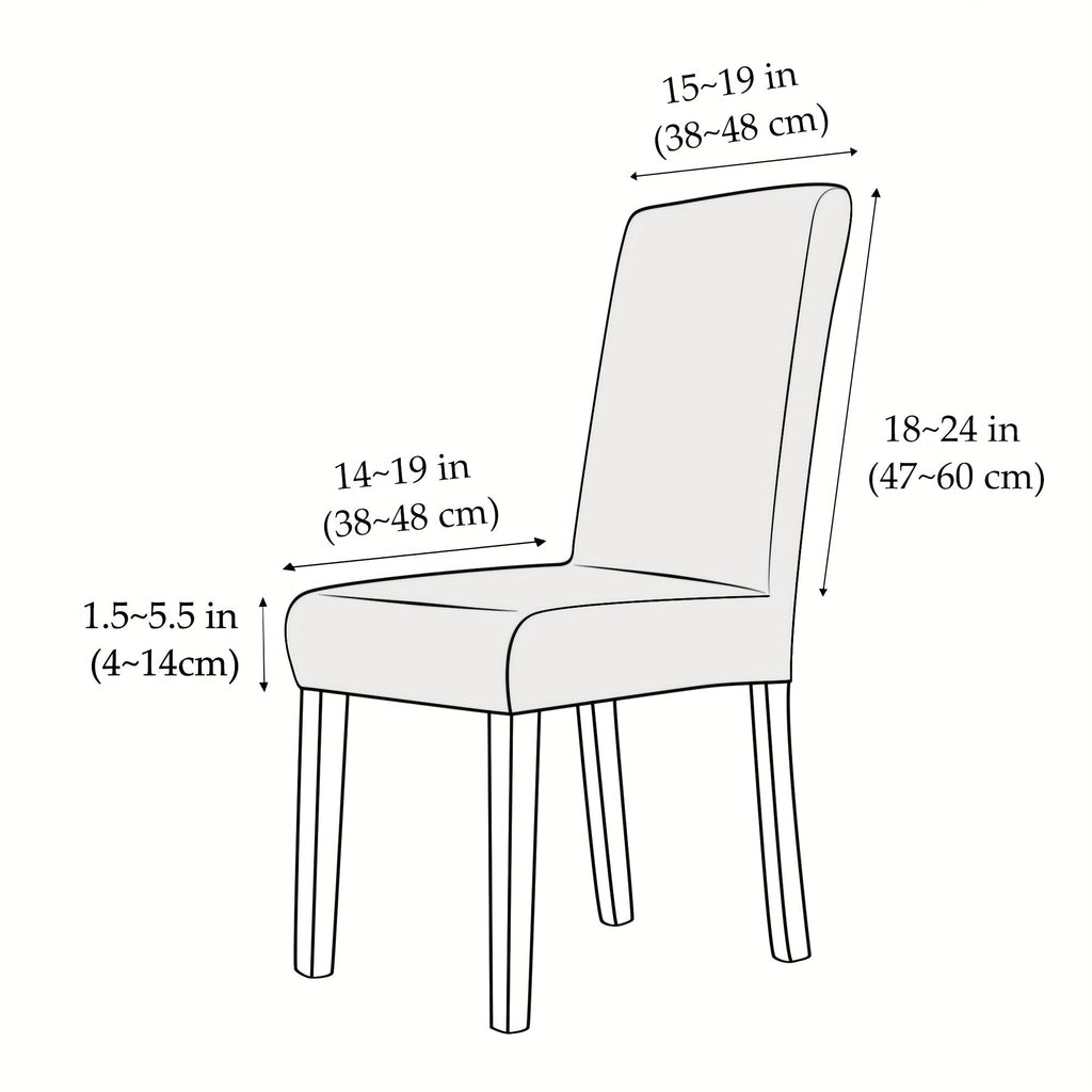 POLARFIT – Housses Élastiques Modernes pour Protection des Chaises Douces