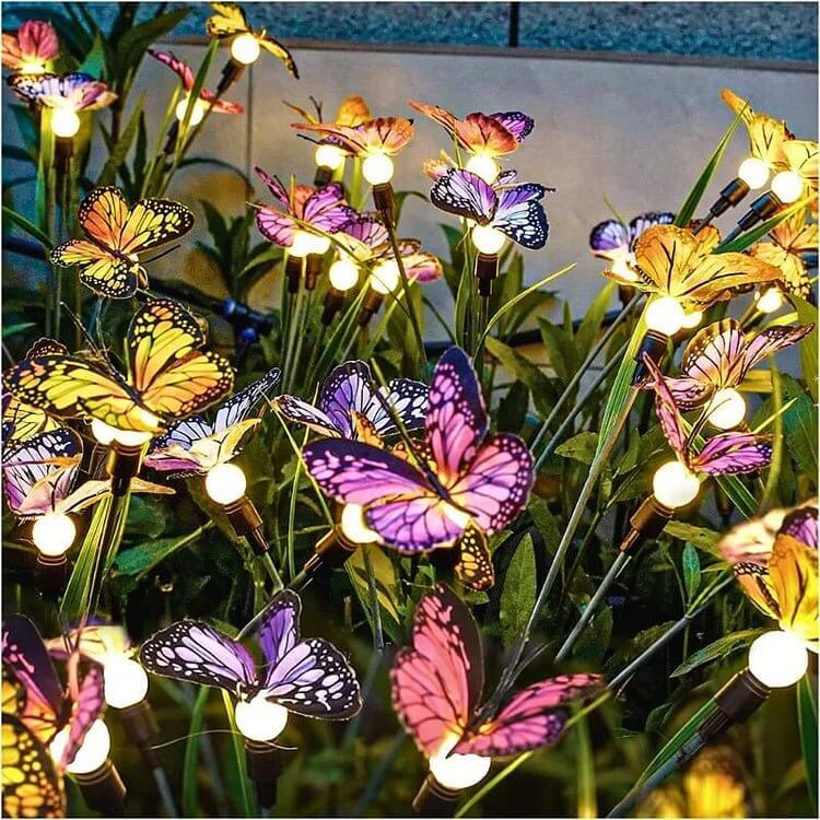 Lampes LED Papillon Solaire