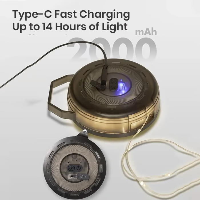 LumaTape - Lampe de camping sans enchevêtrement avec 14 heures d'éclairage lumineux