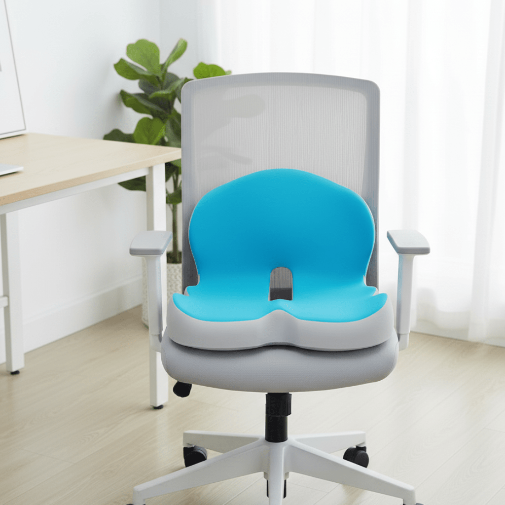 Coussin de siège ergonomique en mousse à mémoire pour bureau et voiture – Confort optimal