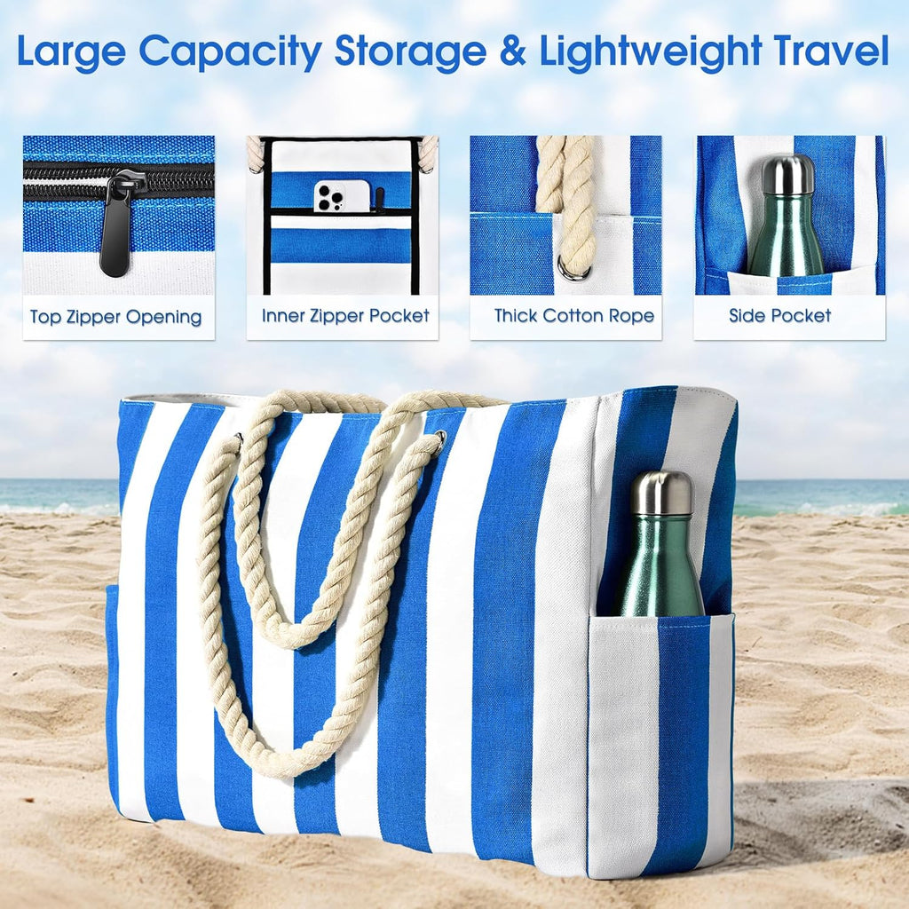 Sac de plage oversized imperméable et résistant au sable – SandAway