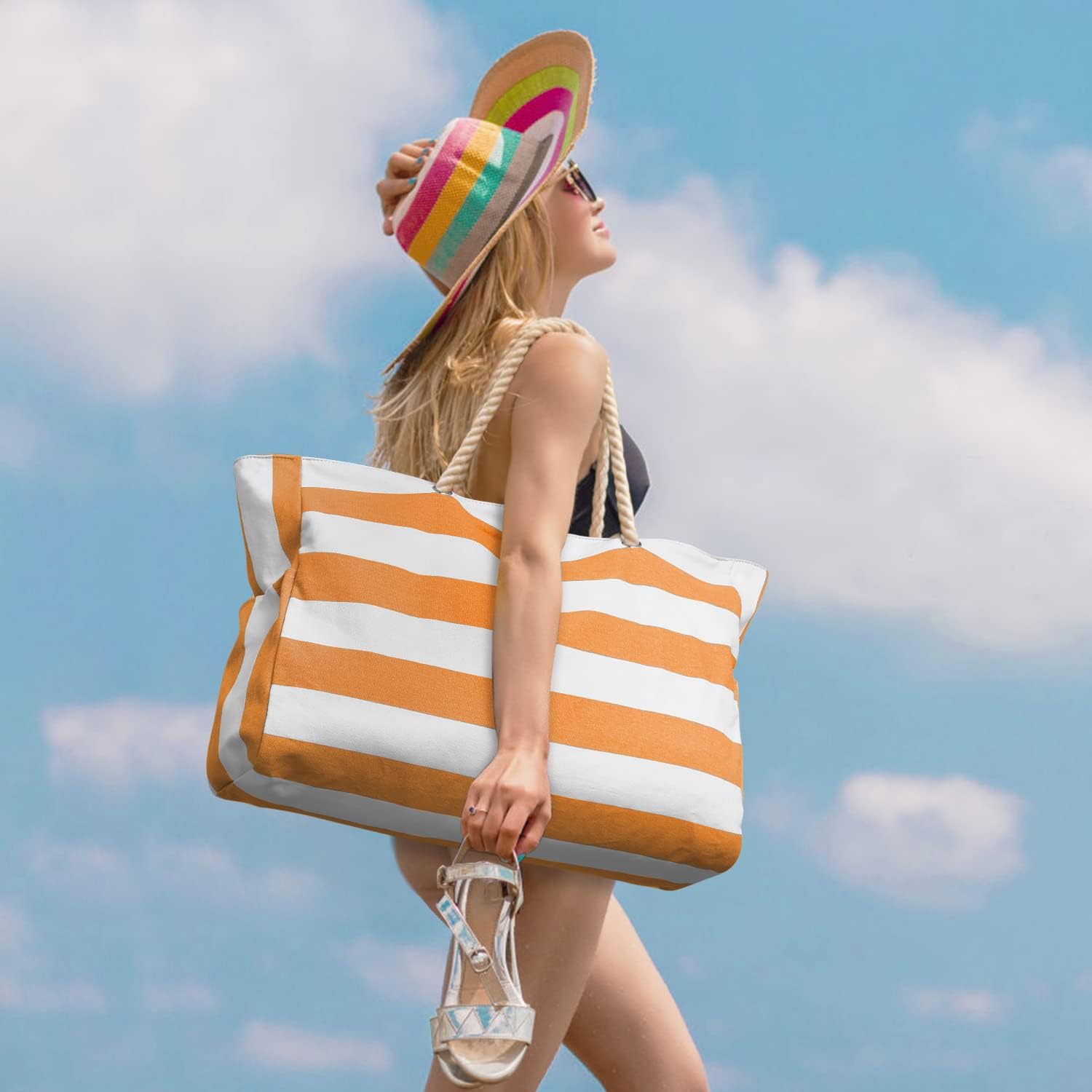 Sac de plage oversized imperméable et résistant au sable – SandAway