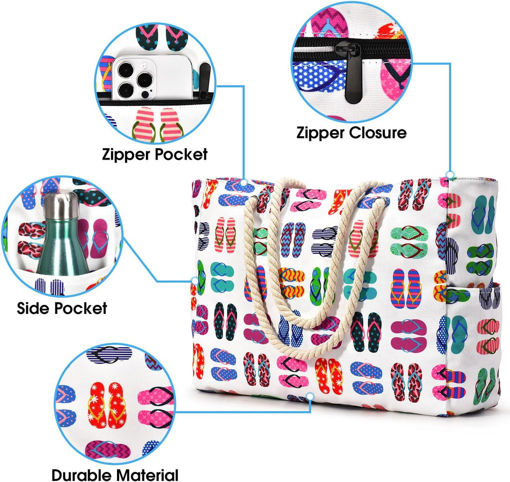 Sac de plage oversized imperméable et résistant au sable – SandAway