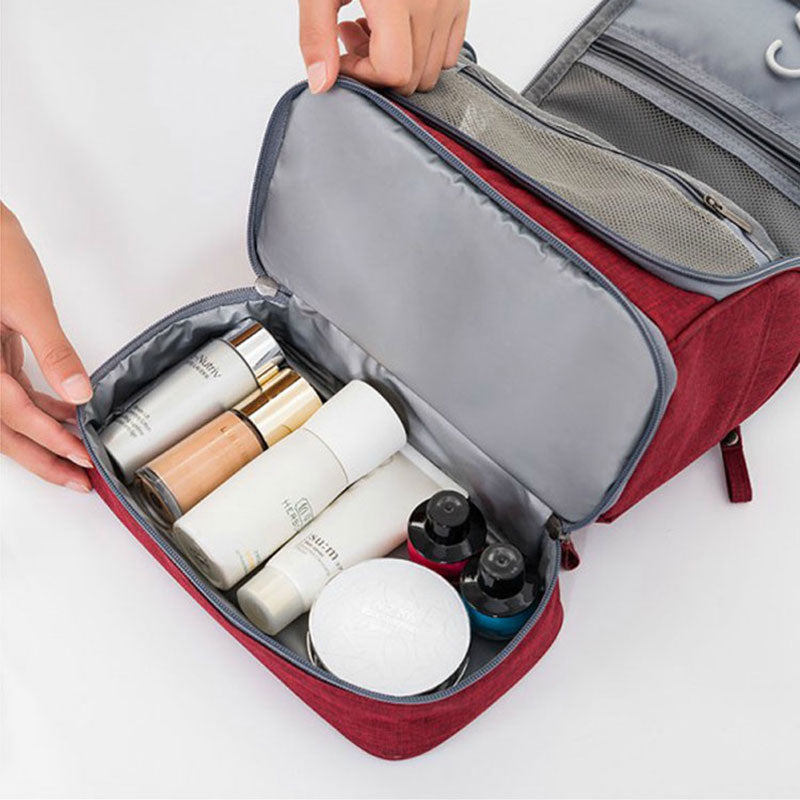 Organisateur de Trousse de Toilette Suspendue à Grande Capacité – Étui de Voyage Multi-Compartiments
