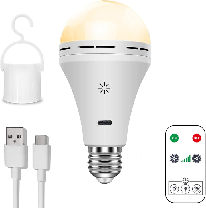 Lampe LED sans fil avec batterie USB intégrée – Luxaro
