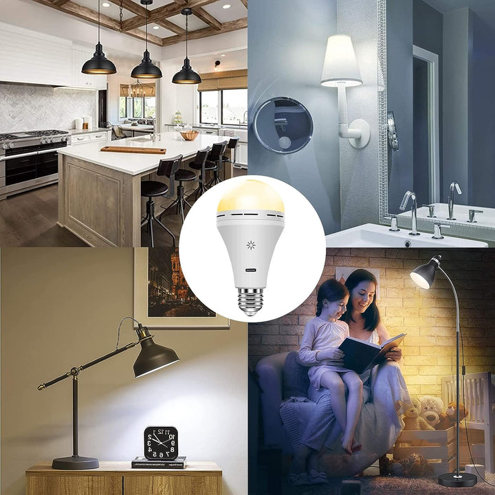 Lampe LED sans fil avec batterie USB intégrée – Luxaro