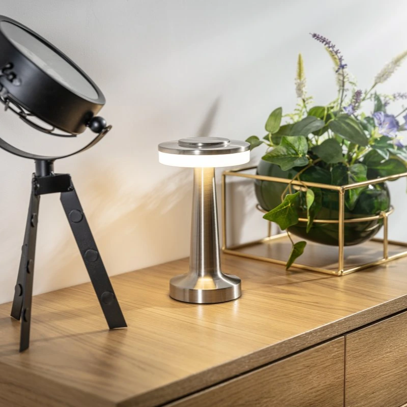 Lampe de table sans fil au style rétro - LumiBar