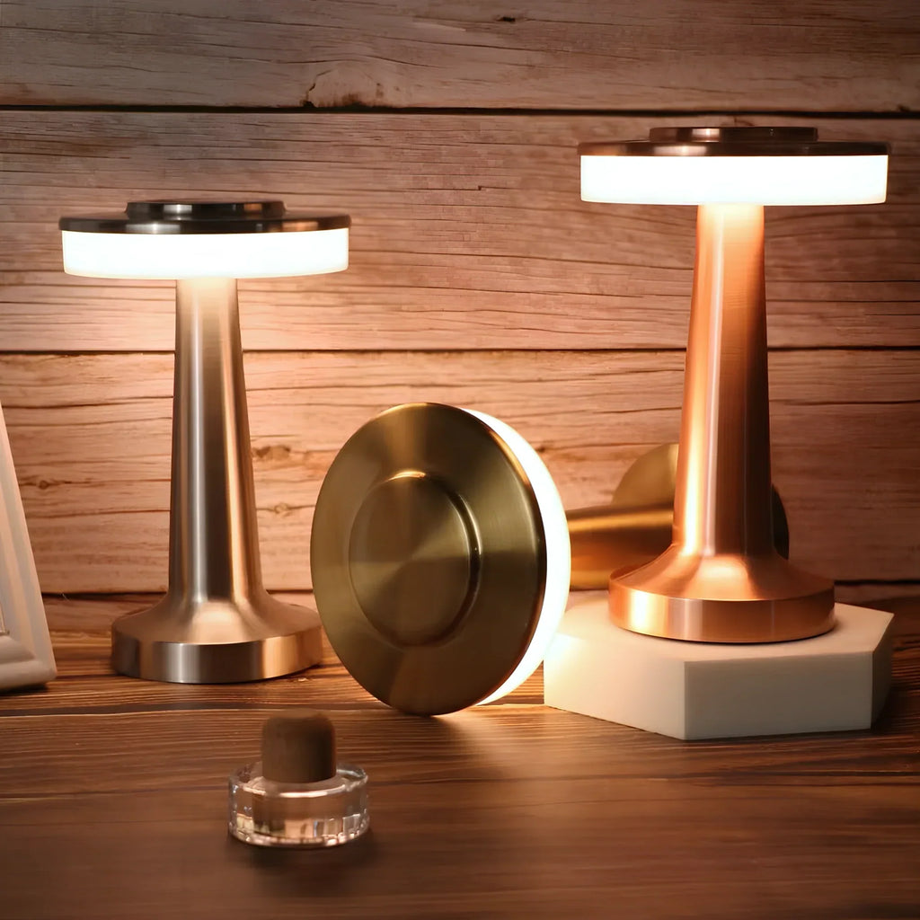 Lampe de table sans fil au style rétro - LumiBar