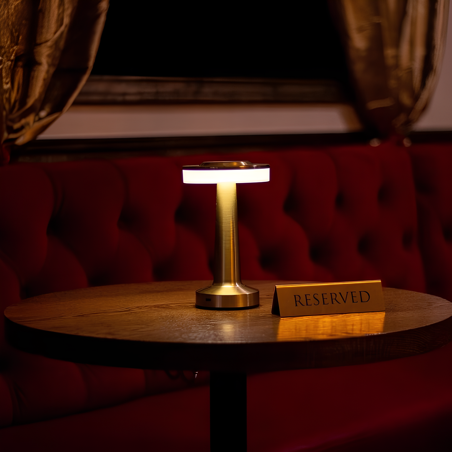 Lampe de table sans fil au style rétro - LumiBar