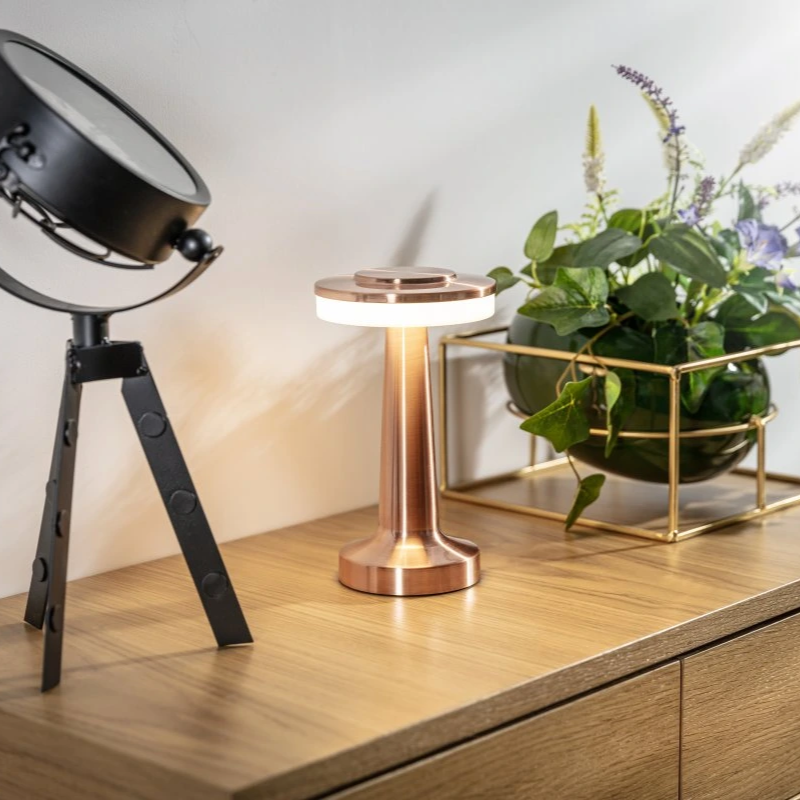 Lampe de table sans fil au style rétro - LumiBar