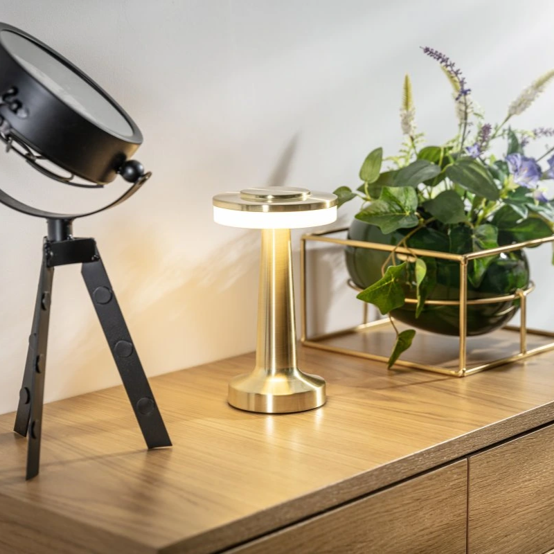 Lampe de table sans fil au style rétro - LumiBar