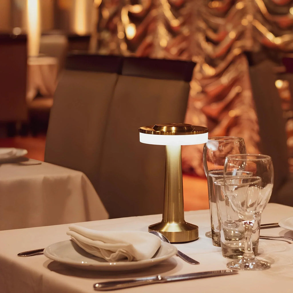 Lampe de table sans fil au style rétro - LumiBar
