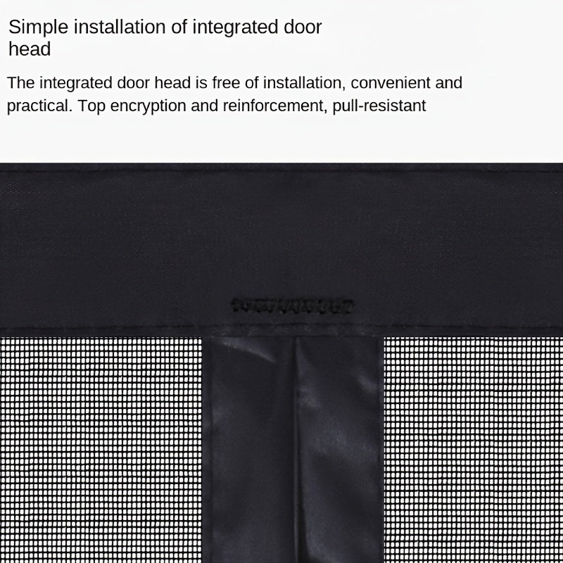 MAGNASEAL – Rideau de Porte en Maille Magnétique pour Protection Insectes sans Mains