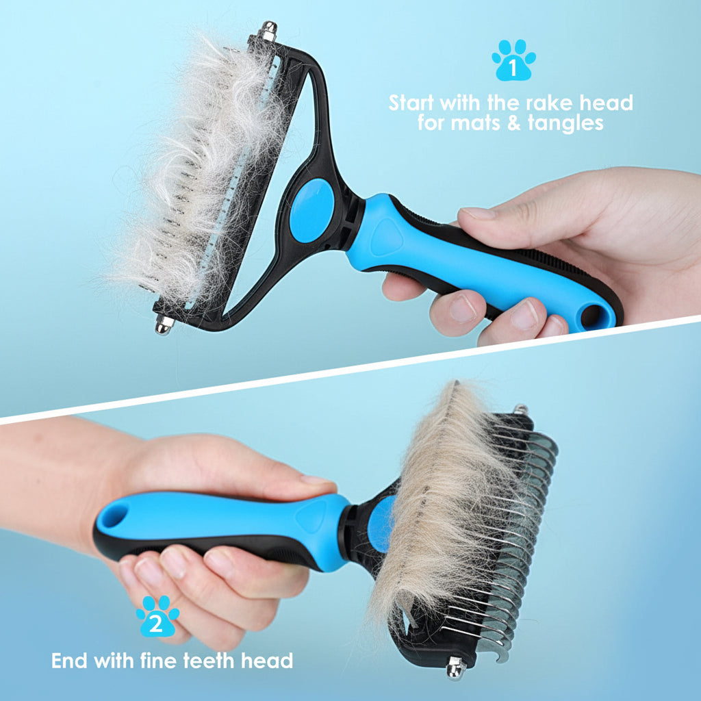 SOFTPAW – Peigne démêlant pour animaux de compagnie pour un toilettage doux et efficace