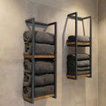 Porte-serviettes Économiseur d'Espace - Pour une Salle de Bain Rangée