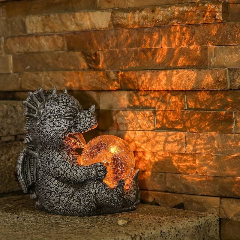 Lampe de table LED unique en forme de dragon