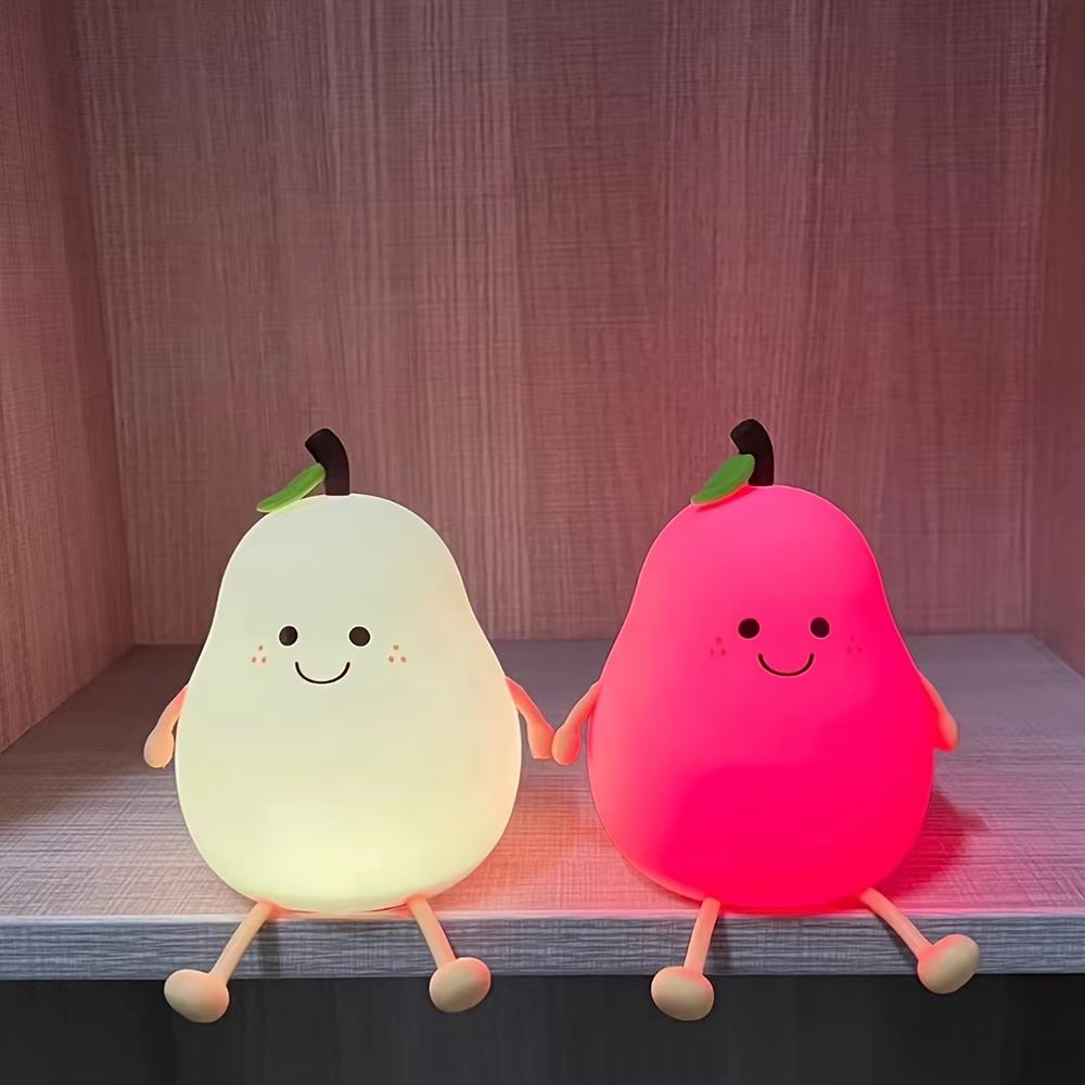 Lampe de nuit rechargeable en silicone pour enfants