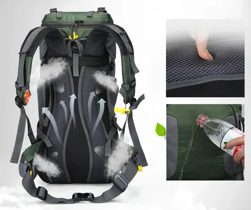 Sac à dos OutdoorHaven - 60L - Imperméable et Durable