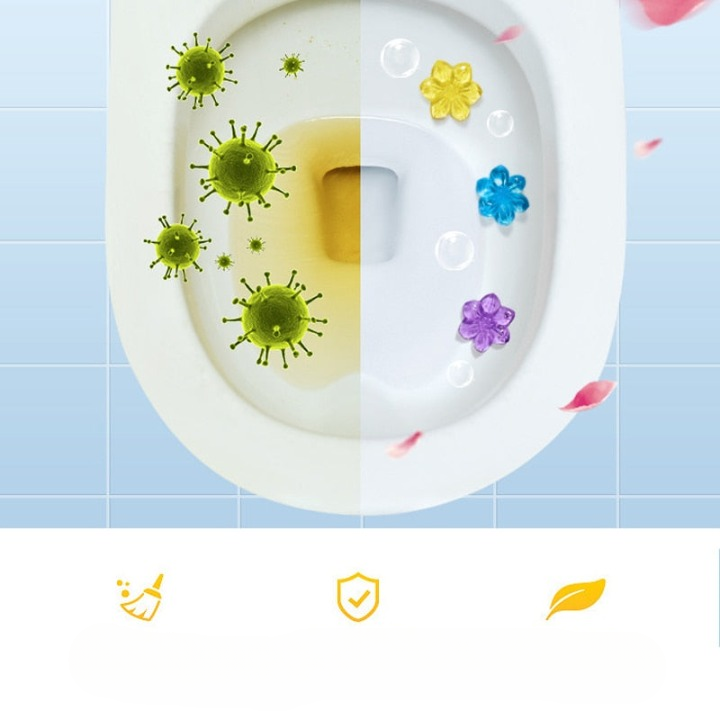 PetalFresh Gel de Fleurs Nettoyant pour Toilettes & Désodorisant