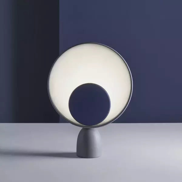 Lampe de table sculpturale en forme de bol