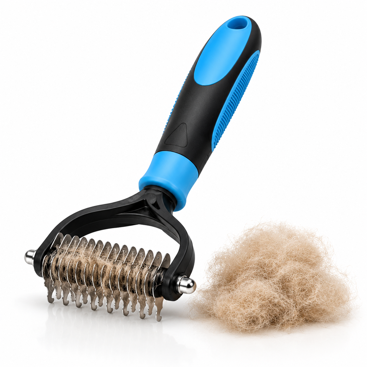 GROOMMASTER PRO – Brosse de Démêlage Double Face pour Chiens et Chats