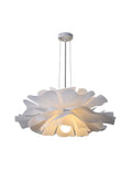 Suspension en acrylique nordique avec motif floral