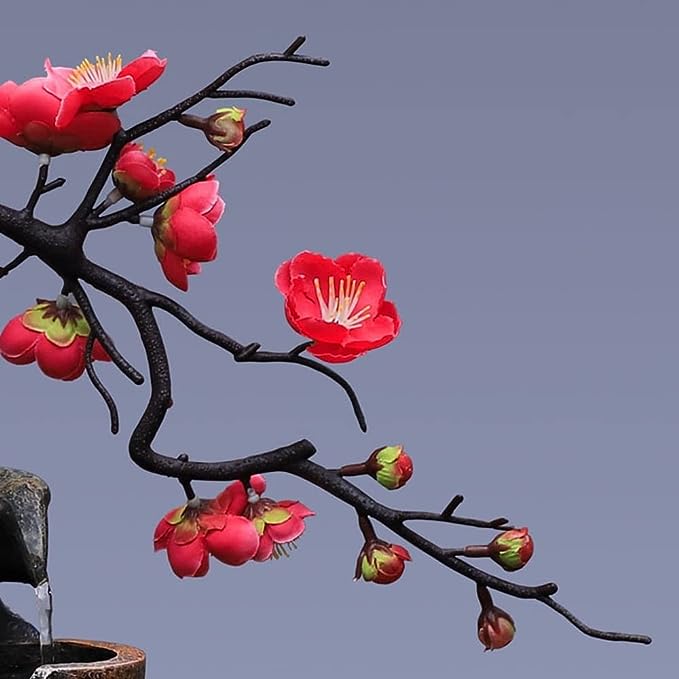 Vase d'Eau Zen Blossom - Décoration Bonzaï Apaisante avec Fontaine