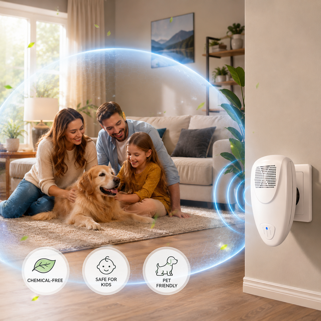 BUGBARRIER – Répulsif Ultrasonique contre les Punaises de Lit pour une Protection Sûre à Domicile